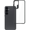 Etui 3MK Satin Armor Case+ do Samsung Galaxy S25+ Przezroczysto-czarny