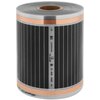 Folia grzewcza na podczerwień MISSION AIR 160 W/m² Black Silver PTC 0.3m² (1m x 30cm) Załączona dokumentacja Instrukcja obsługi w języku polskim