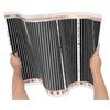 Folia grzewcza na podczerwień MISSION AIR 160 W/m² Black Silver PTC 0.5m² (1m x 50cm) Załączona dokumentacja Instrukcja obsługi w języku polskim