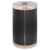 Folia grzewcza na podczerwień MISSION AIR 160 W/m² Black Silver PTC 0.5m² (1m x 50cm) Załączona dokumentacja Karta gwarancyjna