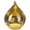 Szklana kropla CHRISTMAS DECORATION 219297 19 cm Złoty