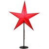 Gwiazda CHRISTMAS DECORATION 45 cm Czerwony