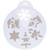 Szablon do śniegu CHRISTMAS DECORATION 363777 30 cm