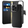 Etui PURO Wallet Detachable 2w1 MagSafe do Apple iPhone 16 Pro Czarny