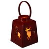 Lampion świąteczny AMBIANCE LIGHT Led 13 cm Czerwony
