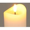 Świeca dekoracyjna CHRISTMAS GIFTS Led Timer 70 x 150 mm Biała Kolor Biały