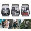 Plecak K&F CONCEPT KF13.128 Żółto-szary Materiał wykonania Nylon kompozytowy 900D