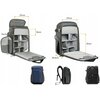Plecak K&F CONCEPT KF13.128V2 Szaro-niebieski Wymiary wewnętrzne [cm] 12 x 24 x 12