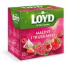 Herbata LOYD Malina & Truskawka (20 sztuk) Aromat Truskawka z maliną