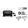 Grill elektryczny WEBER Lumin Compact Czerwony Funkcje dodatkowe Wędzenie