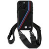 Etui BMW HardCase M Edition Carbon Tricolor Lines & Strap do Apple iPhone 16 Pro Max Czarny Seria telefonu iPhone