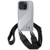 Etui BMW M Edition Carbon Stripe & Strap do Apple iPhone 16 Pro Szary