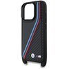 Etui BMW M Edition Carbon Tricolor Lines & Strap do Apple iPhone 16 Pro Czarny Dominujący kolor Czarny