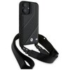 Etui BMW M Edition Carbon Stripe & Strap do Apple iPhone 16 Plus Czarny Model telefonu iPhone 16 Plus