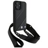 Etui BMW HardCase M Edition Carbon Stripe & Strap do Apple iPhone 16 Czarny Model telefonu iPhone 16