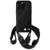 Etui BMW HardCase M Edition Carbon Stripe & Strap do Apple iPhone 16 Pro Max Czarny Seria telefonu iPhone