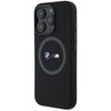 Etui BMW M Silicone Printed Ring MagSafe do Apple iPhone 16 Pro Czarny Seria telefonu iPhone