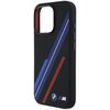 Etui BMW Silicone Random Lines MagSafe do Apple iPhone 16 Pro Czarny Typ Etui nakładka