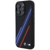 Etui BMW Silicone Random Lines MagSafe do Apple iPhone 16 Pro Czarny Seria telefonu iPhone