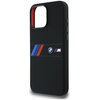 Etui BMW Silicone Middle Stripe MagSafe do Apple iPhone 16 Pro Max Czarny Typ Etui nakładka