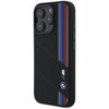 Etui BMW Silicone Cut Tricolor Lines MagSafe do Apple iPhone 16 Pro Max Czarny Seria telefonu iPhone