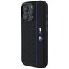Etui BMW Silicone Hexagon Blue Line MagSafe do Apple iPhone 16 Pro Max Czarny Seria telefonu iPhone