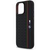 Etui BMW Silicone Hexagon Red Line MagSafe do Apple iPhone 16 Pro Max Czarny Typ Etui nakładka