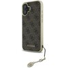 Etui GUESS 4G Charms Collection do Apple iPhone 16 Plus Brązowy Model telefonu iPhone 16 Plus