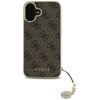 Etui GUESS 4G Charms Collection do Apple iPhone 16 Plus Brązowy Seria telefonu iPhone