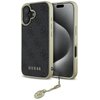 Etui GUESS 4G Charms Collection do Apple iPhone 16 Plus Czarny