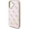 Etui GUESS New 4G Triangle do Apple iPhone 16 Plus Biały Dominujący kolor Biały