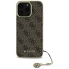Etui GUESS 4G Charms Collection do Apple iPhone 16 Pro Brązowy Model telefonu iPhone 16 Pro