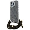 Etui GUESS Crossbody Cord 4g Print do Apple iPhone 16 Pro Brązowy
