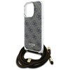 Etui GUESS Crossbody Cord 4g Print do Apple iPhone 16 Pro Brązowy Kompatybilność Apple iPhone 16 Pro