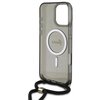 Etui GUESS Crossbody Cord Script MagSafe do Apple iPhone 16 Pro Czarny Typ Etui magnetyczne
