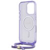 Etui GUESS Crossbody Cord Script MagSafe do Apple iPhone 16 Pro Fioletowy Typ Etui magnetyczne