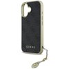 Etui GUESS 4G Charms Collection do Apple iPhone 16 Czarny Dominujący kolor Czarny