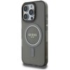 Etui GUESS IML Glitter Circle MagSafe do Apple iPhone 16 Pro Czarny Seria telefonu iPhone