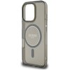 Etui GUESS IML Glitter Circle MagSafe do Apple iPhone 16 Pro Czarny Typ Etui magnetyczne