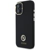 Etui GUESS Silicone Logo Strass 4G do Apple iPhone 16 Czarny Seria telefonu iPhone