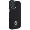 Etui GUESS Silicone Logo Strass 4G do Apple iPhone 16 Czarny Kompatybilność Apple iPhone 16