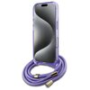 Etui GUESS Crossbody Cord Script MagSafe do Apple iPhone 16 Fioletowy Kompatybilność Apple iPhone 16