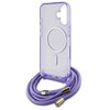 Etui GUESS Crossbody Cord Script MagSafe do Apple iPhone 16 Fioletowy Typ Etui magnetyczne
