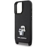 Etui KARL LAGERFELD Saffiano Karl&Choupette Metal Pin CBDY Strap do Apple iPhone 16 Czarny Kompatybilność Apple iPhone 16