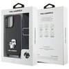 Etui KARL LAGERFELD Saffiano Karl&Choupette Metal Pin CBDY Strap do Apple iPhone 16 Czarny Marka telefonu Apple