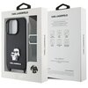Etui KARL LAGERFELD Saffiano Karl&Choupette Metal Pin CBDY Strap do Apple iPhone 16 Pro Max Czarny Marka telefonu Apple