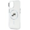 Etui KARL LAGERFELD IML Metal Karl&Choupette Head MagSafe do Apple iPhone 14 Biały Typ Etui nakładka