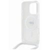 Etui KARL LAGERFELD Crossbody IML Karl Head MagSafe do Apple iPhone 16 Pro Transparentny Dominujący kolor Transparentny