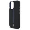 Etui MERCEDES Silicone Blue Stripe MagSafe do Apple iPhone 16 Czarny Marka telefonu Apple