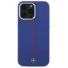 Etui MERCEDES Silicone Red Stripe MagSafe do Apple iPhone 16 Pro Max Granatowy Seria telefonu iPhone